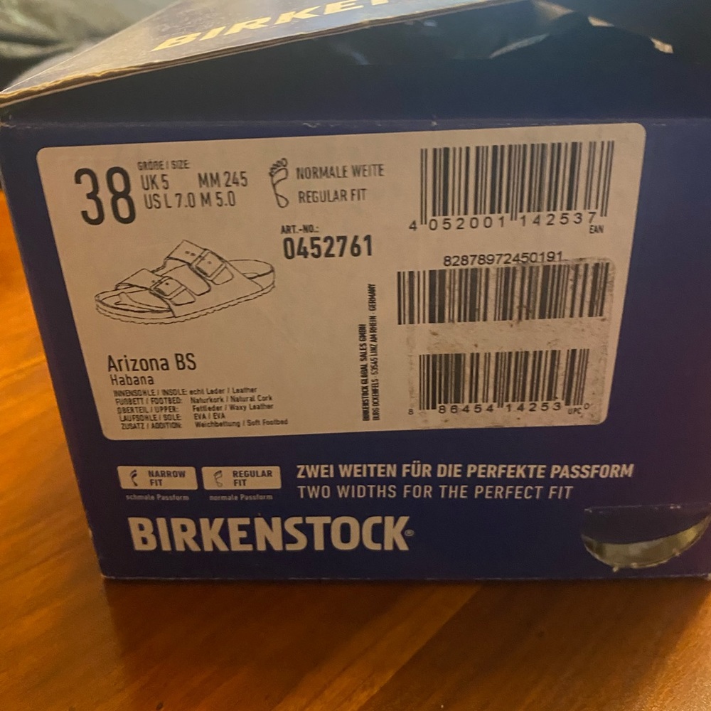 Birkenstock Sandals. EU size 38 US 7 ladies